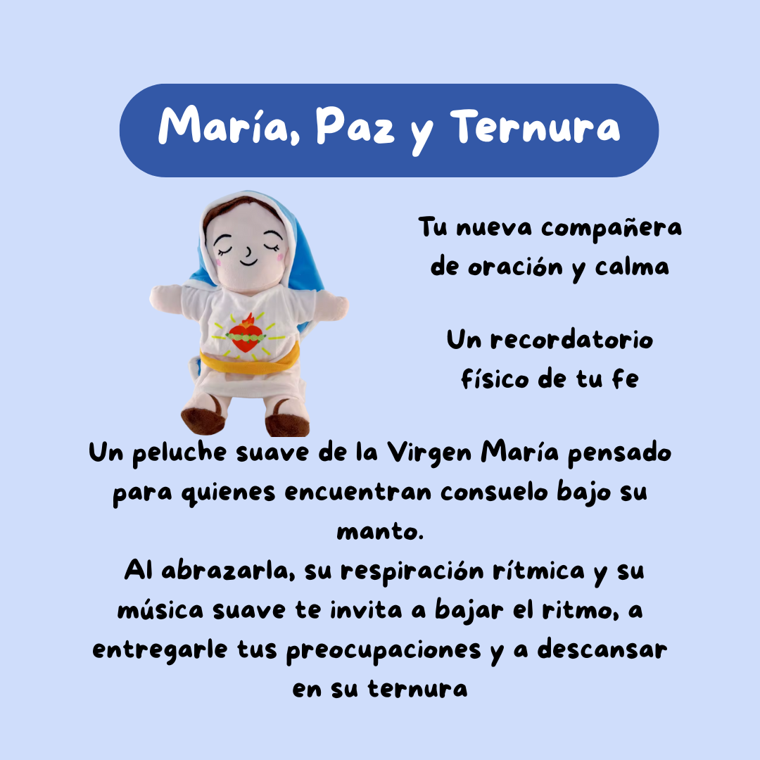 Peluche que respira - Jesús y María